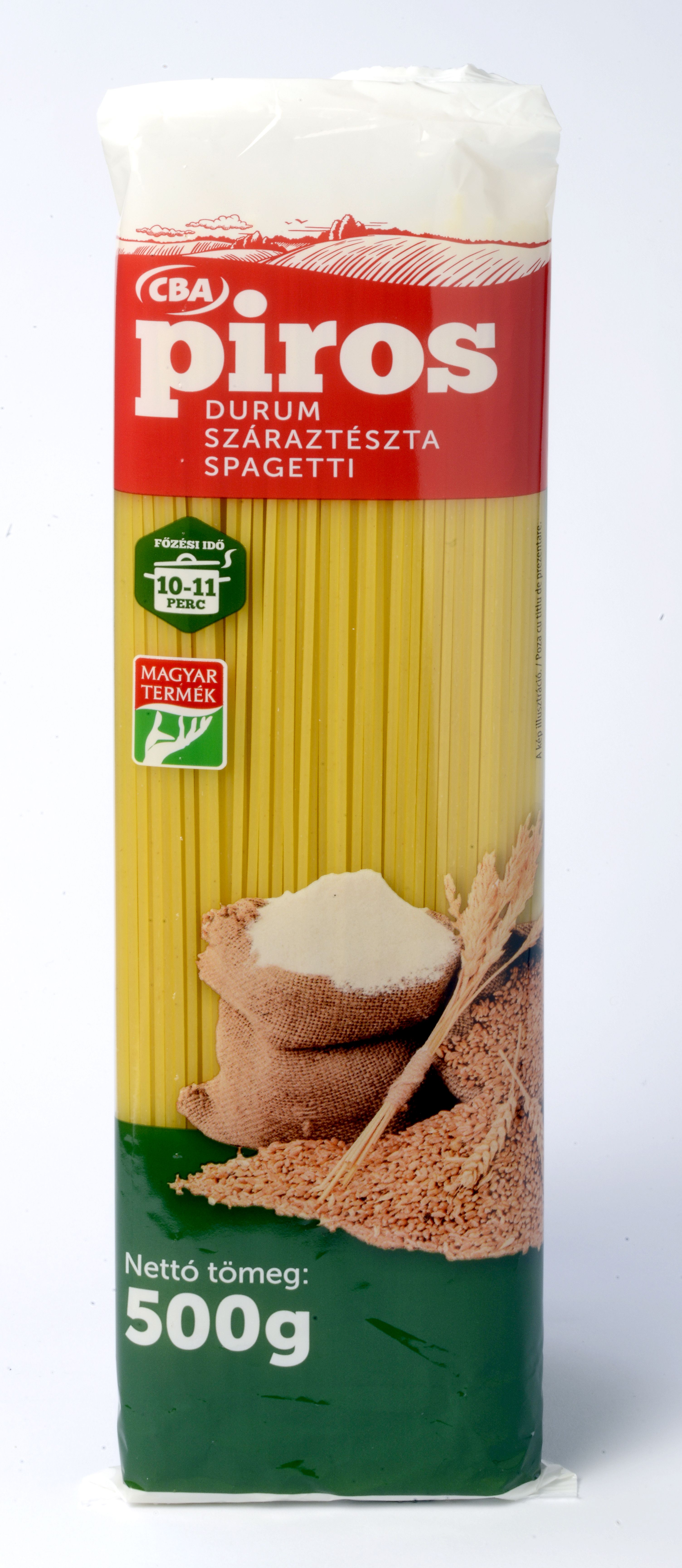 CBA Piros durum tészta spagetti 500g